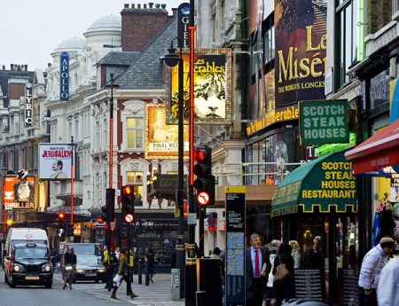The West End. London theatre land.
